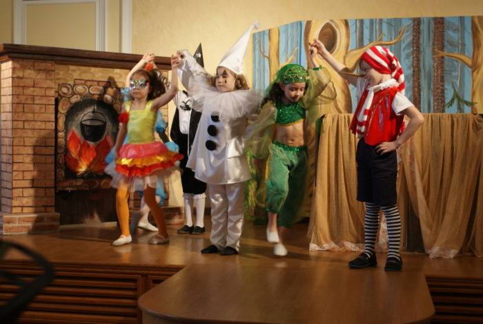 Театральная постановка «дефиле сказочных героев» для детей средней группы