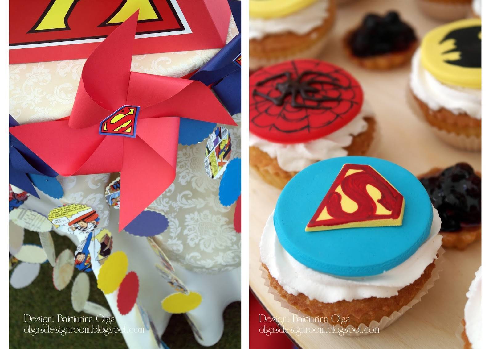 Одноразовая посуда и декор для оформления праздника, дня рождения в стиле супергероев (super heroes marvel)