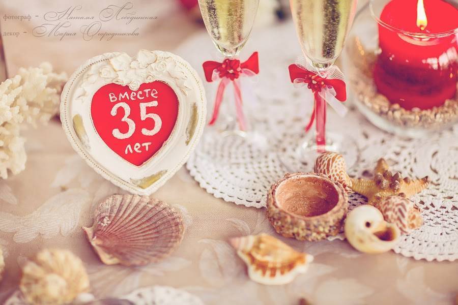 35 лет свадьбы - коралловая ???? что дарить на 35 годовщину совместной жизни