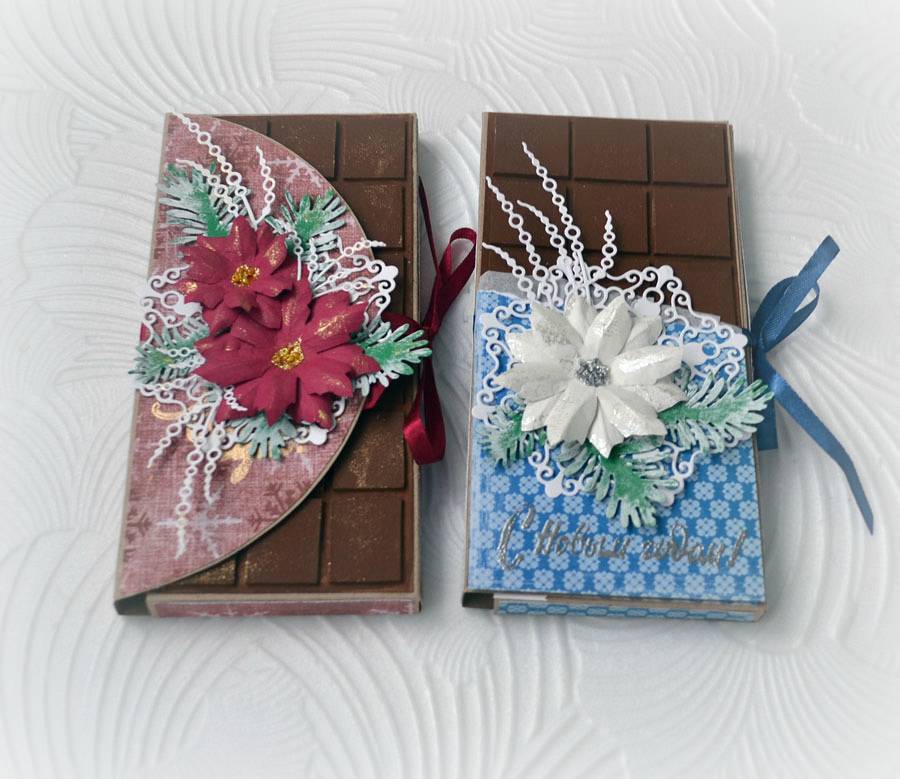 Как упаковать шоколадку в подарочную бумагу самостоятельно