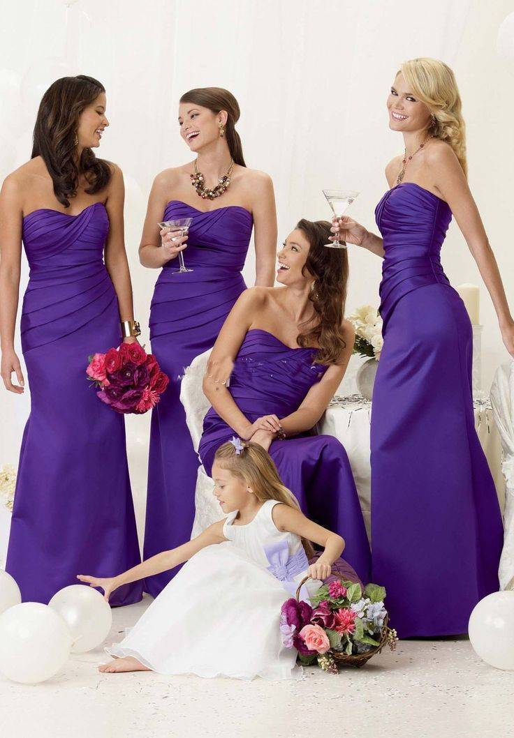 Вечерние платья на свадьбу, популярные фасоны, цветовая палитра, длина